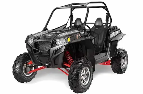 Polaris RZR 900 XP with the Mad Hatter Black graphic kit